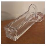 LL - Mikasa Art Deco Crystal Vase