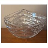 LL - Northwoods Block Crystal Triangular Bowl