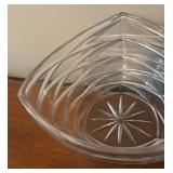 LL - Northwoods Block Crystal Triangular Bowl