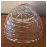 LL - Northwoods Block Crystal Triangular Bowl
