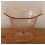 LL - Vintage Pink Depression Glass Serving Platters and Bowls