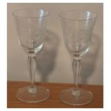 LL - Crystal and Glass Decanter, Compotes, and Stemware