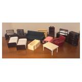 LL - Vintage Doll Furniture Collection with Beds, Dressers, Sofa and More