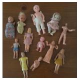 LL - Collection of Vintage Dolls Assorted Styles and Sizes