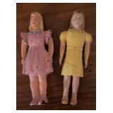 LL - Collection of Vintage Dolls Assorted Styles and Sizes