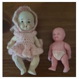 LL - Collection of Vintage Dolls Assorted Styles and Sizes