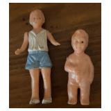 LL - Collection of Vintage Dolls Assorted Styles and Sizes