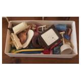 LL - Vintage Doll Furniture and Accessories Collection with Kitchen and Living Room Pieces