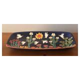 LL - Terry Ann Davis Hand-Painted Ceramic Dish