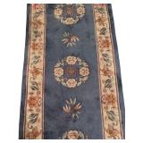 LL - Floral Wool Runner Rug
