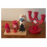 LL - Scandinavian and German Wooden Candleholders Collection