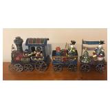 LL - Festive Holiday Metal Train