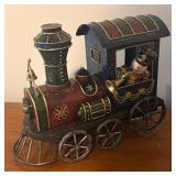 LL - Festive Holiday Metal Train