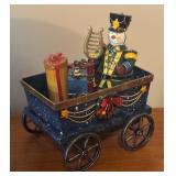 LL - Festive Holiday Metal Train