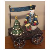 LL - Festive Holiday Metal Train