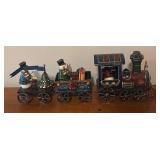 LL - Festive Holiday Metal Train