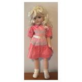 LL -  Vintage Doll with Pretty Pink Dress