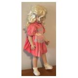 LL -  Vintage Doll with Pretty Pink Dress