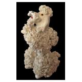 LL - Vintage Porcelain Spaghetti Poodle Figurine