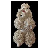 LL - Vintage Porcelain Spaghetti Poodle Figurine