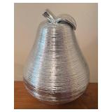 LL - Shimmering Silver Pear Decor