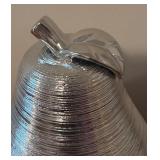 LL - Shimmering Silver Pear Decor