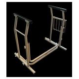 LL - Adjustable Medical Stand with Handrails and Side Basket