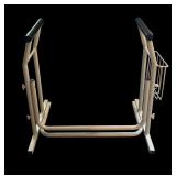 LL - Adjustable Medical Stand with Handrails and Side Basket