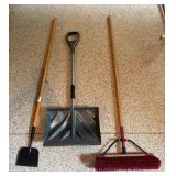 G -  Push Broom, Snow Shovel and Chopper