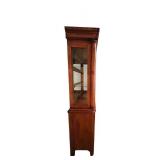 LL - Wooden Glass-Front China Hutch with Drawers and Cabinets
