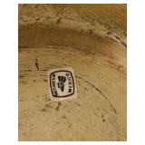 LL - Pair of 14-Inch Distressed Wood Pedestal Candle Holders