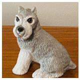 LL - Schnauzer Dog Figurine Pair by Sandicast and Home Studio