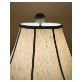 LL - Bronze-Style Table Lamp with Fabric Shade