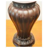LL - Bronze-Style Table Lamp with Fabric Shade