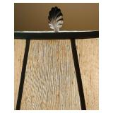 LL - Bronze-Style Table Lamp with Fabric Shade