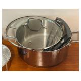 LL - Kitchen Appliance and Cookware Set Including VillaWare Waffler, Krups Grinder, Stock Pot, Steamer Basket, and Pyrex Bake Dish