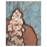 LL - Harriet M. Rein Batik Art Yuccas in the Courtyard
