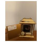 LL - Vintage Howard Miller Dual Chime Brass Mantel Clock