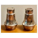 LL - Pair of Vintage Sterling Salt and Pepper Shakers, 2.5 Inch