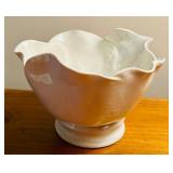 LL - Ceramic Tableware Lot with Italian Butterfly Plate, Fluted Bowl, and Set of 5 Pear Shaped Dishes