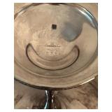 LL - Vintage Silver Plate Serving Set with Trays, Covered Dish, Compote, and Butter Dish