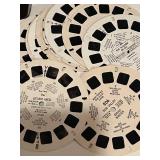 LL - Vintage View-Master Viewer with 15 Assorted Reels