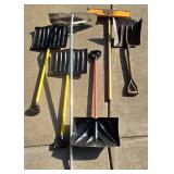 Variety of Snow Shovels