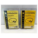 2X CANNON BATTERY END CABLES