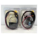 2X CANNON BATTERY END CABLES