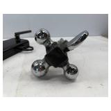 EXTREME MAX HITCH RECIEVER WITH TRIBALL HITCH.