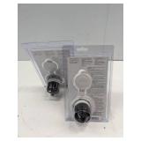 LOT OF TWO MARINCO ONBOARD CHARGER INLETS