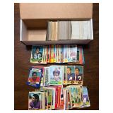 Box of Vintage Football Cards, Mostly From 1970