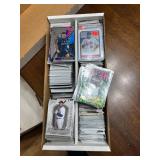 Two Row Box of Sports Cards, Variety of Sports, "Super Stars" Cards