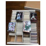 Four Row Box of Baseball and Football Cards, Mostly From 1980